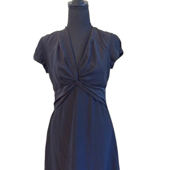 Banana Republic Black Silk Dress. Size 6 - Picture 1 of 7